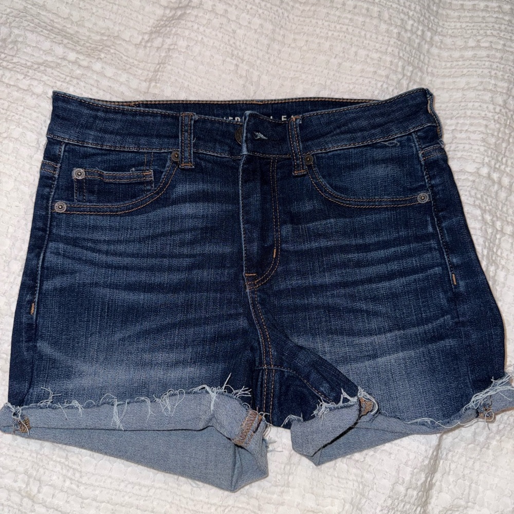 American Eagle Outfitters Dark Blue Jean Shorts